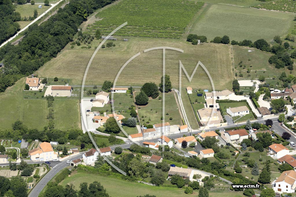 Photo arienne de Chteauneuf-sur-Charente (Est)