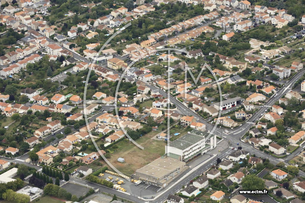 Photo arienne de Niort (Sud-Est - la Plaine de Goise)