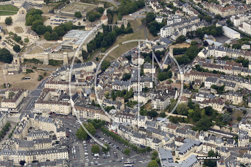 Photo arienne de Caen (Centre)