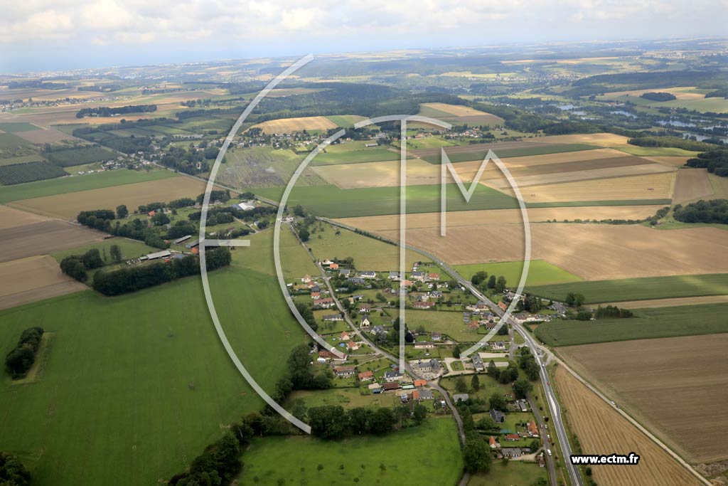 Photo arienne de La Chapelle-du-Bourgay