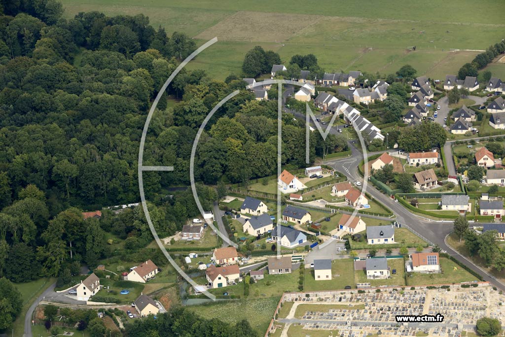 Photo arienne de Longueville-sur-Scie