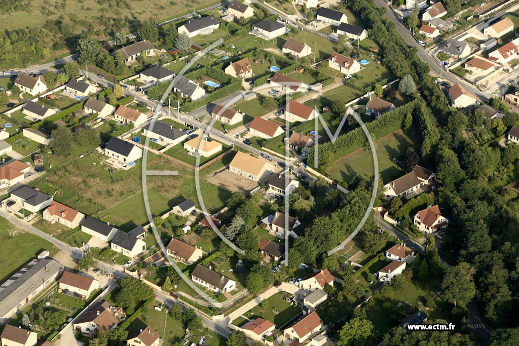 Photo arienne de Pannes (la Ronce)