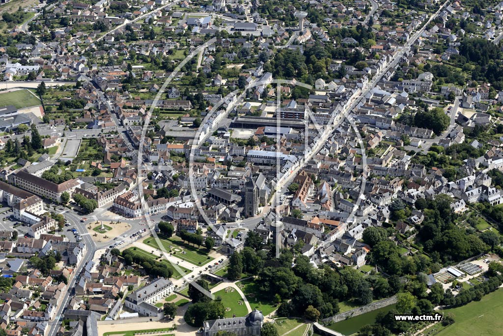 Photo arienne de Chteauneuf-sur-Loire (Centre)