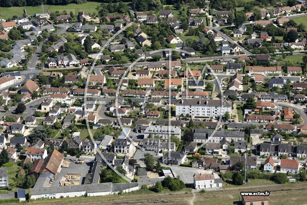 Photo arienne de Sully-sur-Loire (Sud)