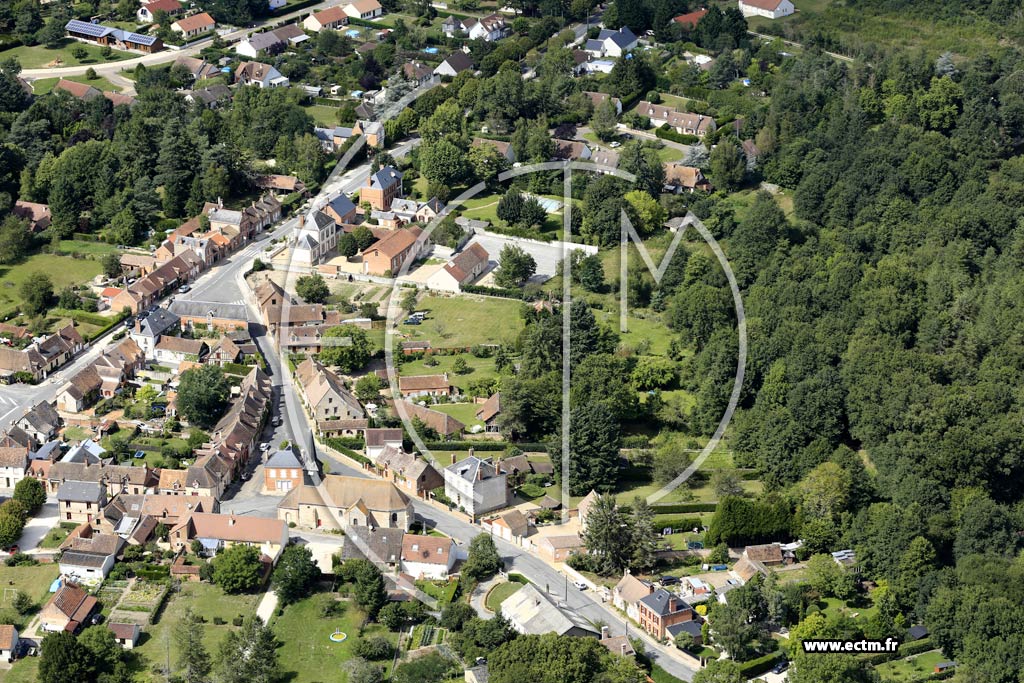 Photo arienne de Vannes-sur-Cosson