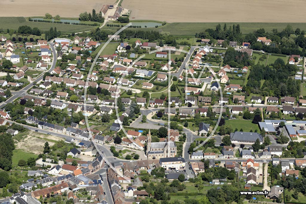 Photo arienne de Vienne-en-Val (Centre)