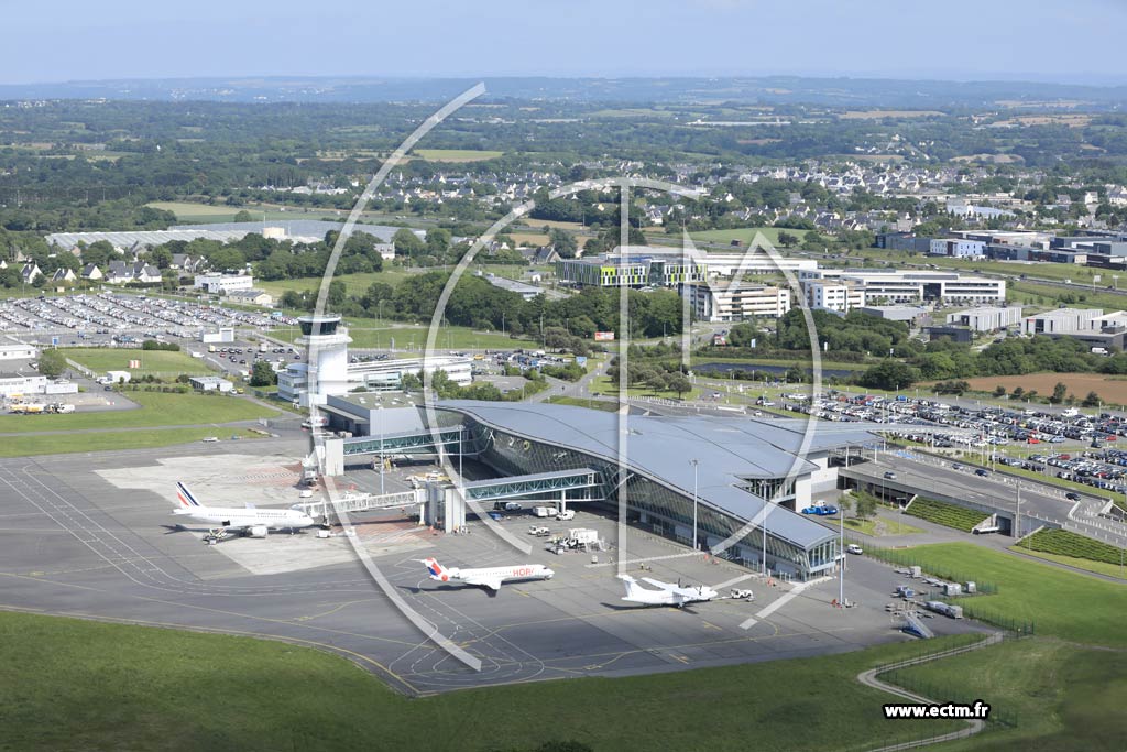 Photo arienne de Brest (Aeroport)