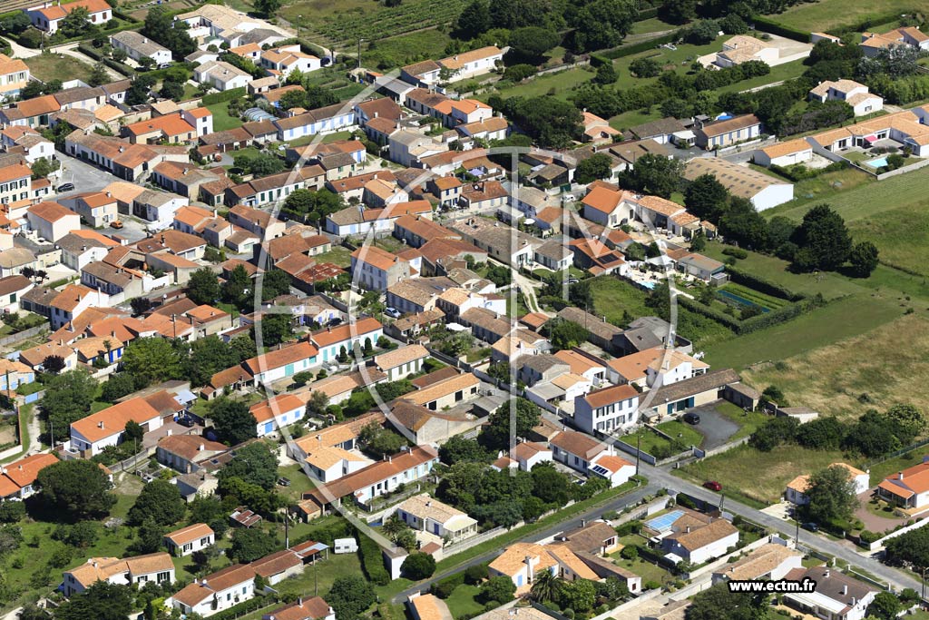 Photo arienne de Saint-Pierre-d'Olron (La Chefmalire)