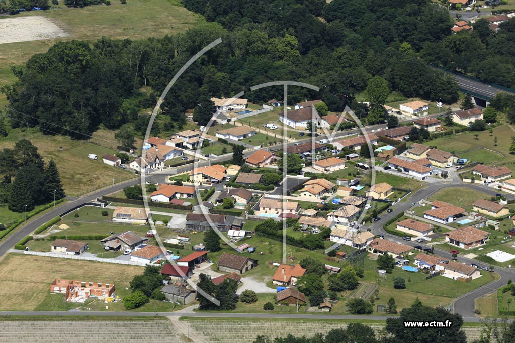 Photo arienne de Pontonx-sur-l'Adour (Thiou de la Lande)