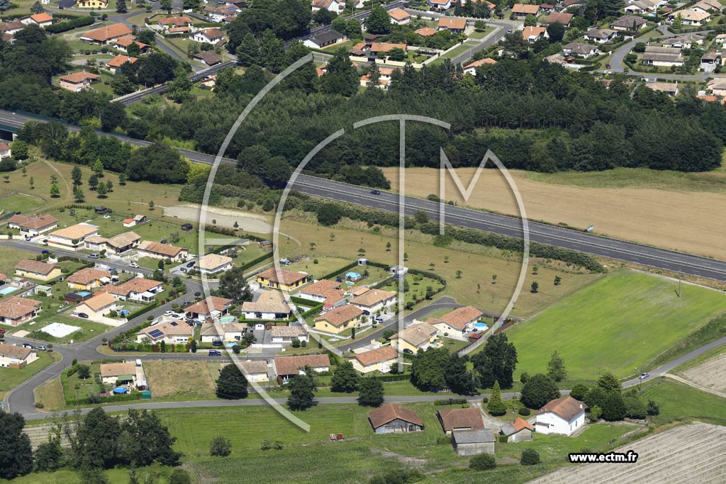 Photo arienne de Pontonx-sur-l'Adour (Thiou de la Lande)