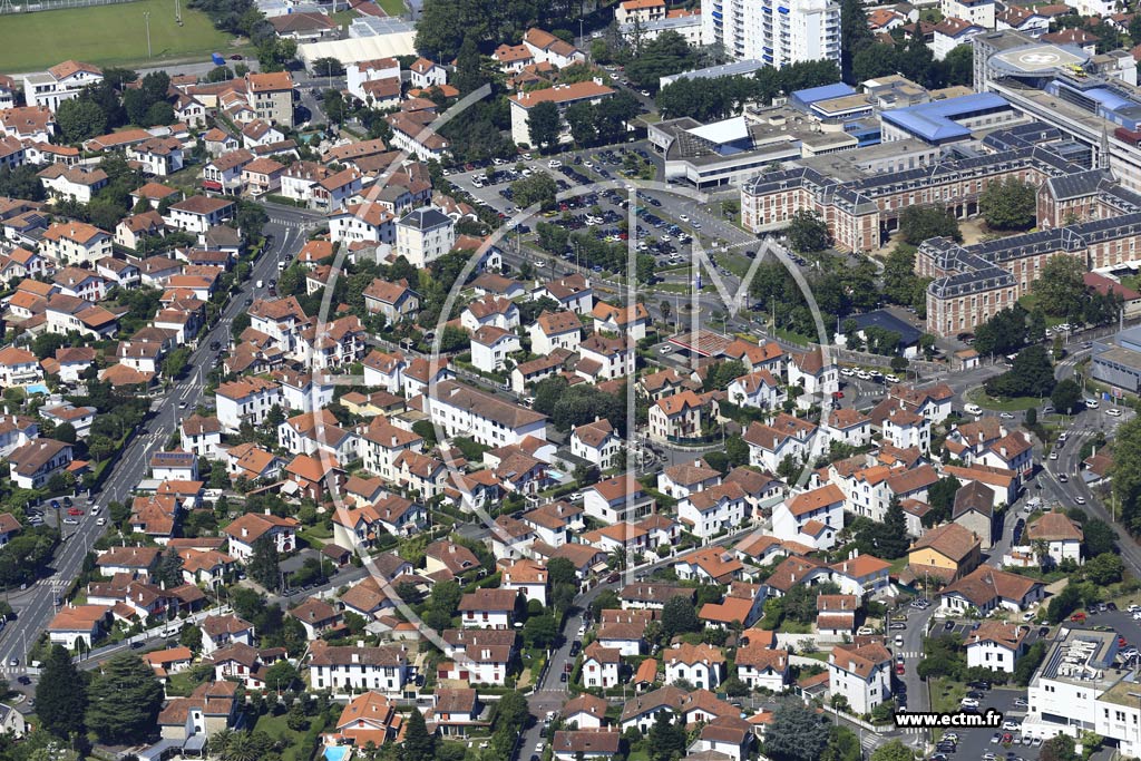 Photo arienne de Bayonne (Saint-Lon)