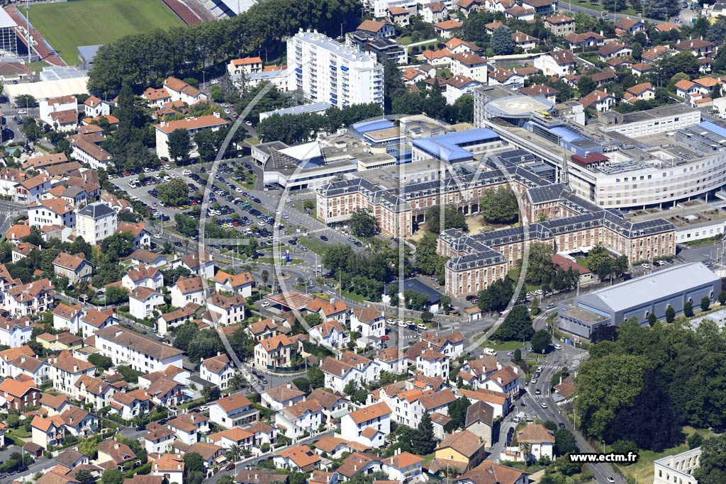 Photo arienne de Bayonne (Saint-Lon)