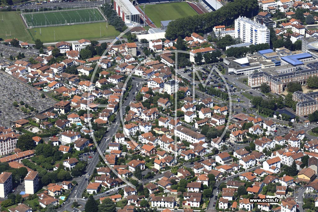 Photo arienne de Bayonne (Saint-Lon)