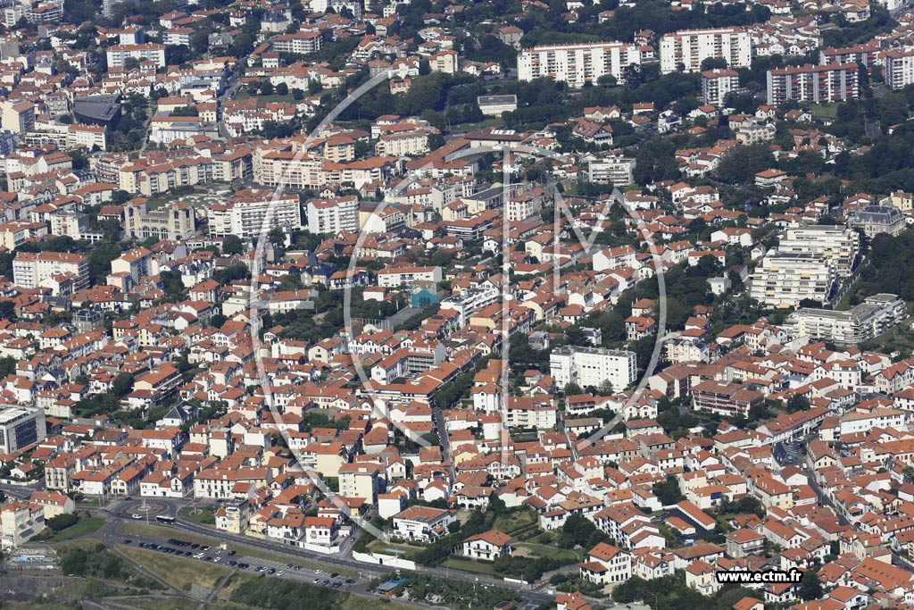 Photo arienne de Biarritz