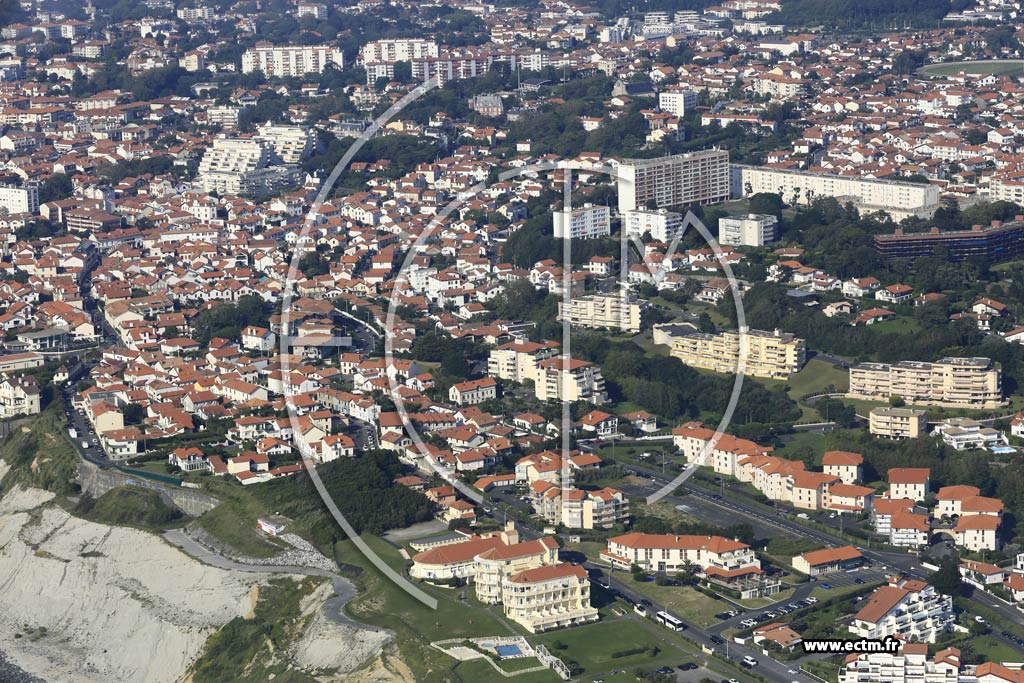 Photo arienne de Biarritz