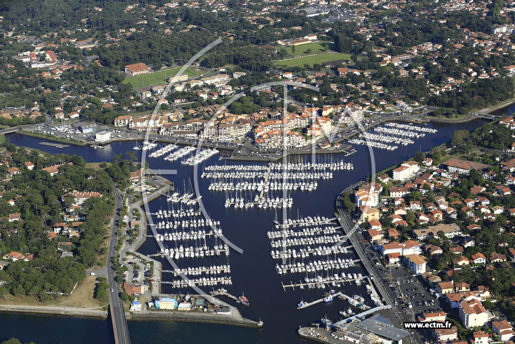 Photo arienne de Capbreton (Port de Capbreton)