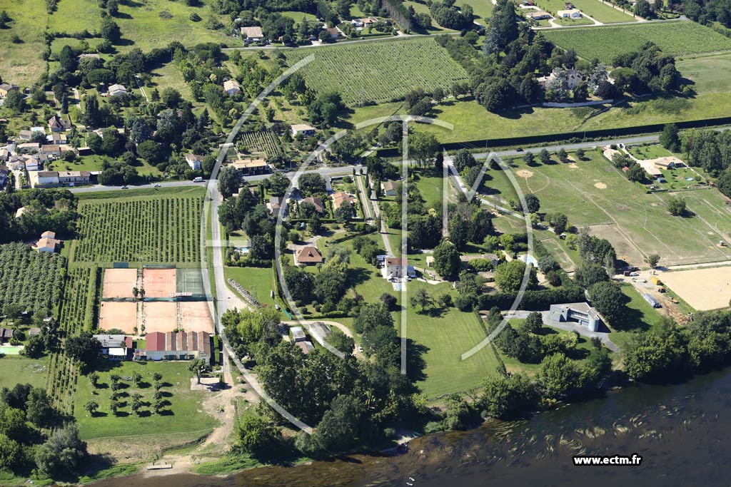 Photo arienne de Port-Sainte-Foy-et-Ponchapt (les Rives de Clret)