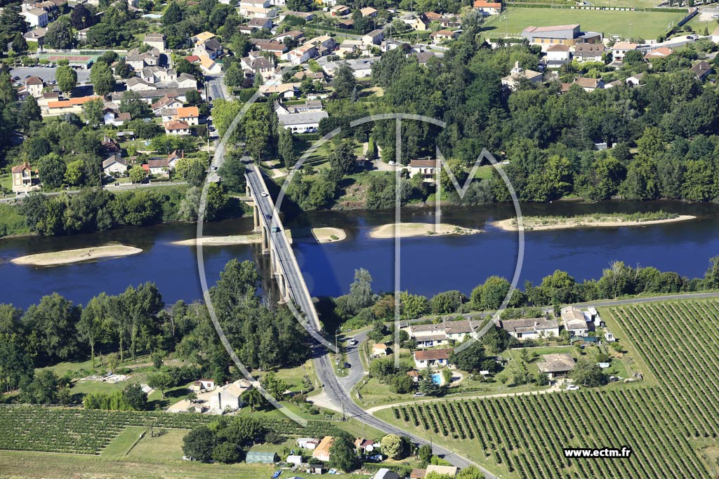 Photo arienne de Saint-Avit-Saint-Nazaire (le Port du Fleix)