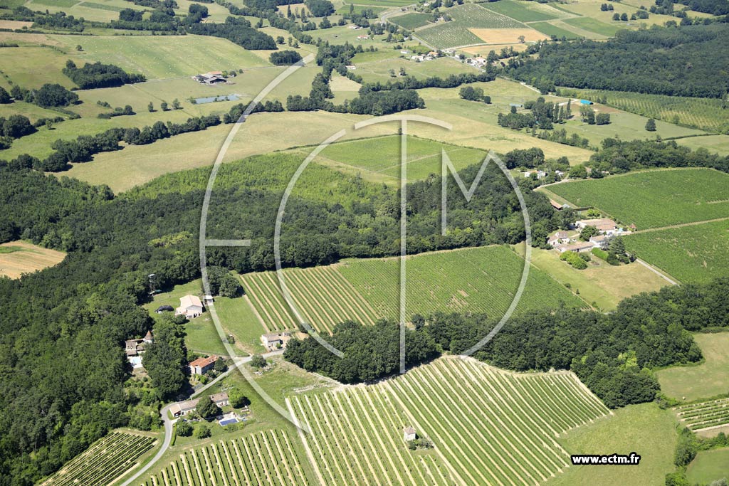 Photo arienne de Vlines (le Moulin de la Borde)