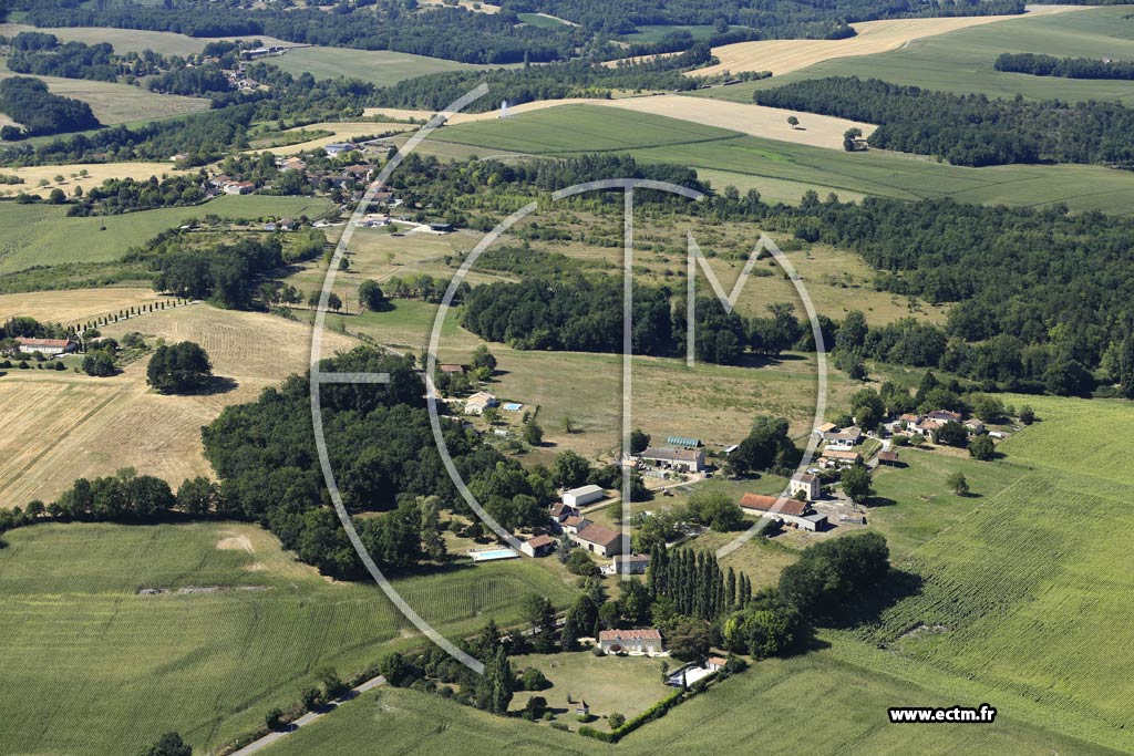 Photo arienne de Villetoureix (la Courberie)