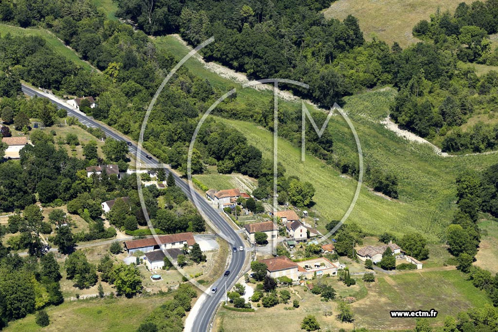 Photo arienne de Villetoureix (le Bourdaleix)