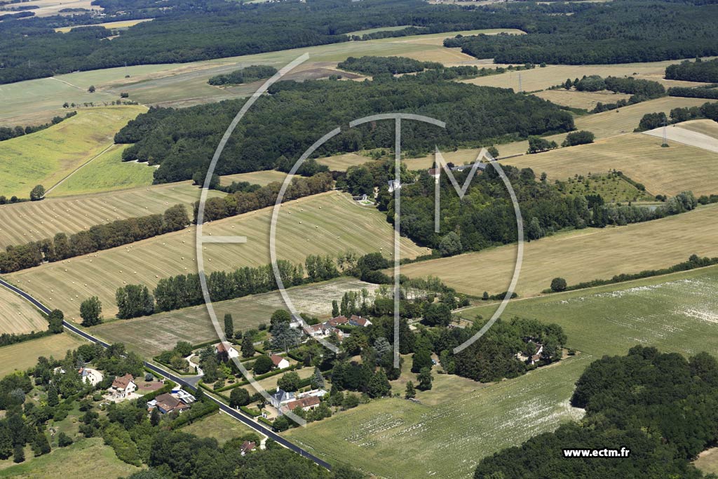 Photo arienne de Chambourg-sur-Indre (Bissu)