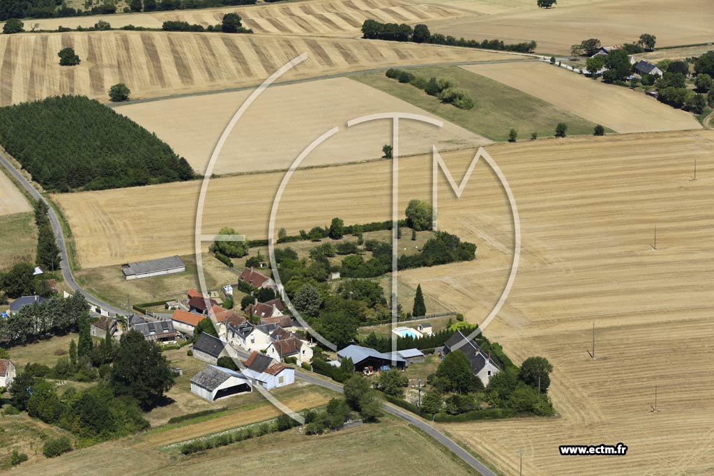 Photo arienne de Chemill-sur-Indrois (la Fournerie)