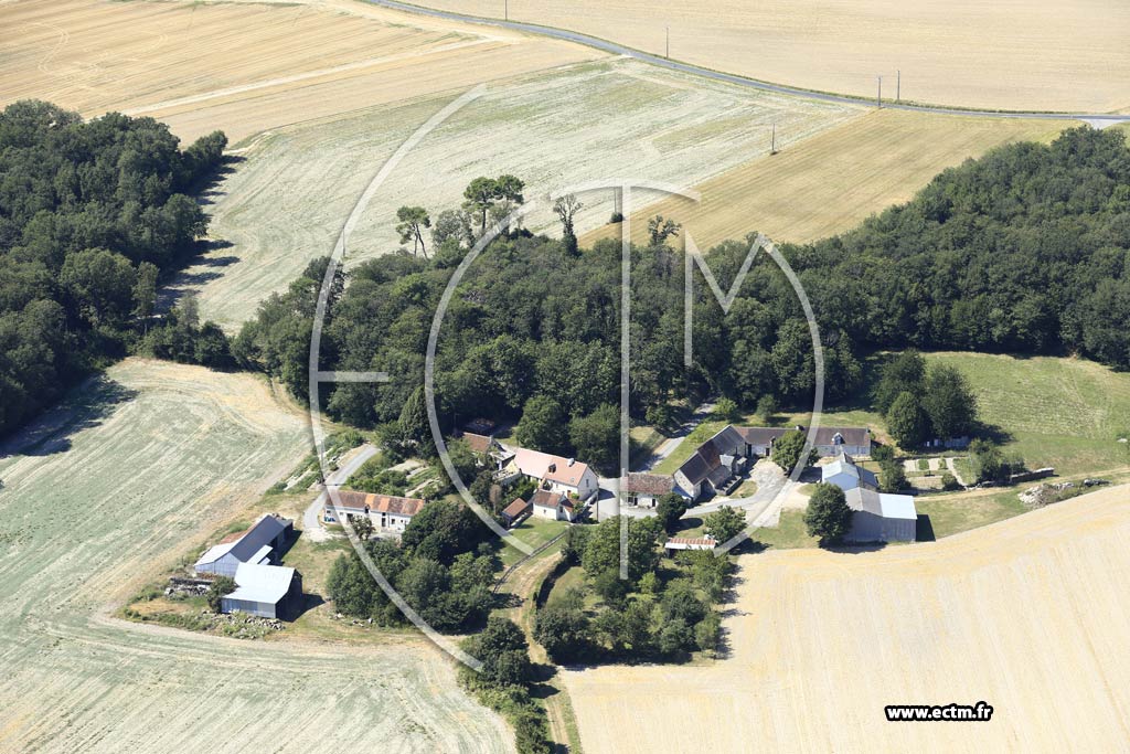 Photo arienne de La Chapelle-Blanche-Saint-Martin (la Baronnire)