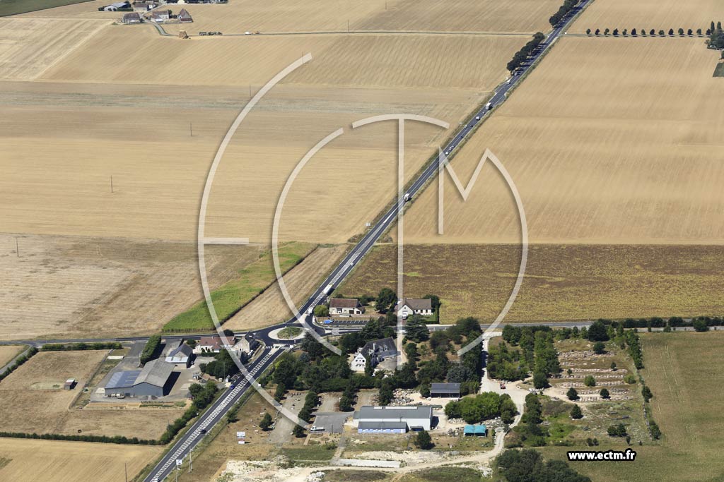 Photo arienne de Reignac-sur-Indre (le Caf Brl)