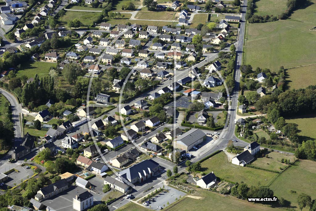 Photo arienne de Le Bourgneuf-la-Fort