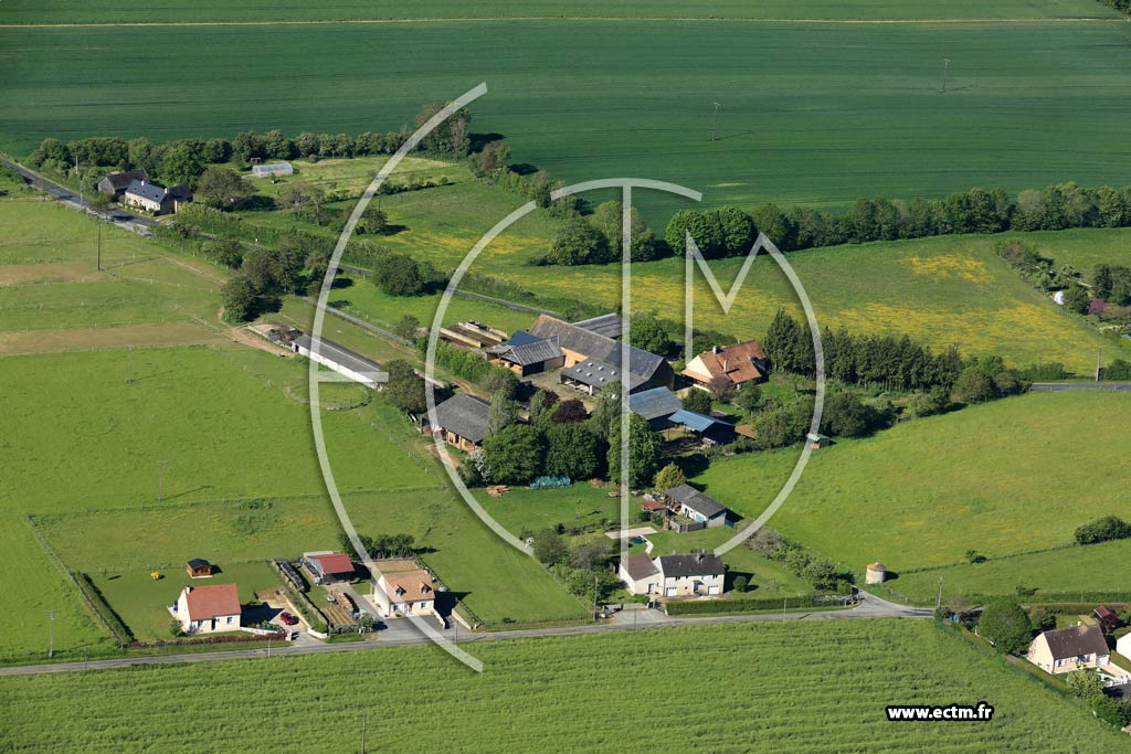 Photo arienne de Bernay-en-champagne