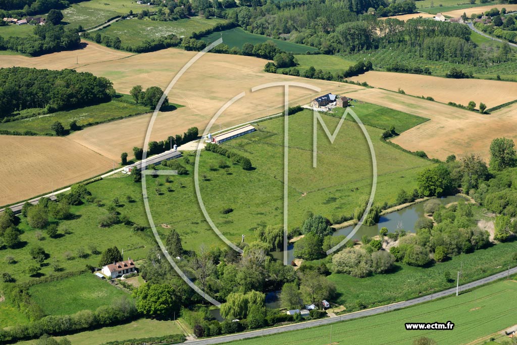 Photo arienne de Neuvillalais (Le Pont de Monay)