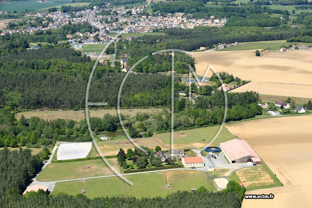 Photo arienne de Le Breil-sur-Mrize (Gras Busson)