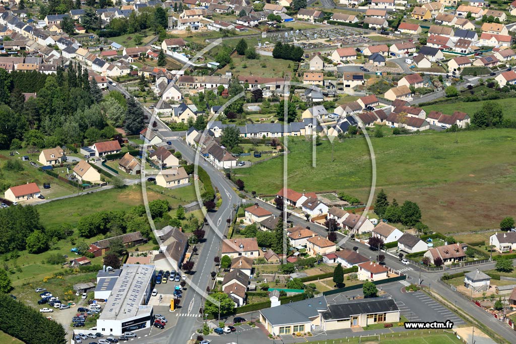 Photo arienne de Le Breil-sur-Mrize (Landon)