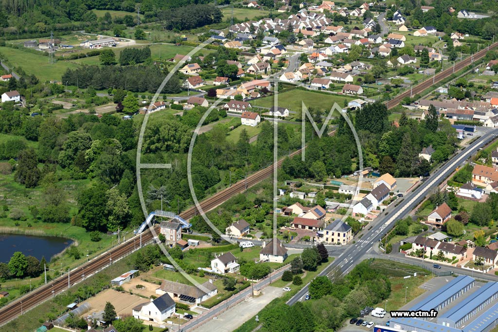 Photo arienne de Saint-Mars-la-Brire