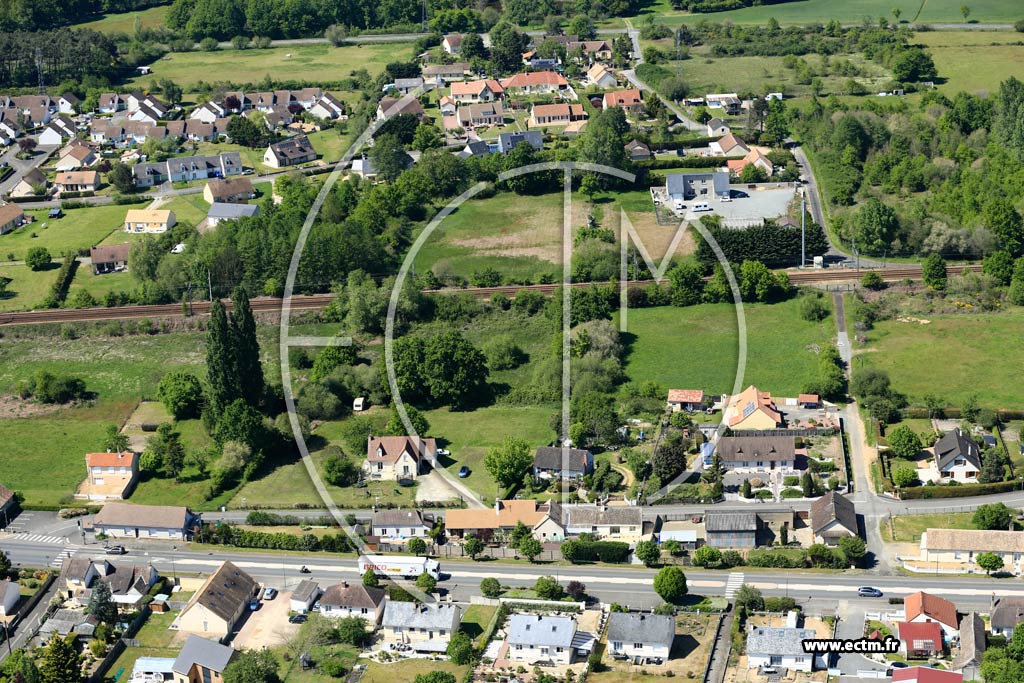 Photo arienne de Saint-Mars-la-Brire