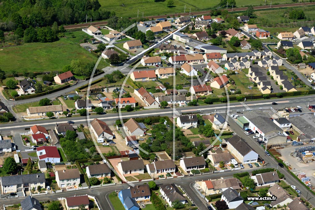 Photo arienne de Saint-Mars-la-Brire