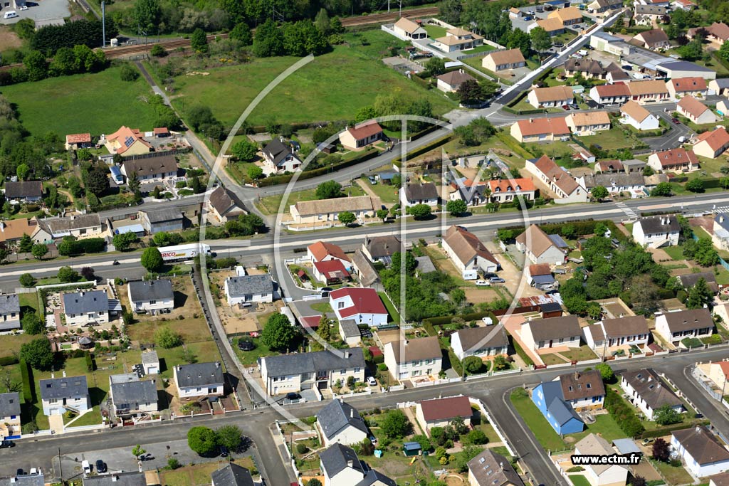 Photo arienne de Saint-Mars-la-Brire