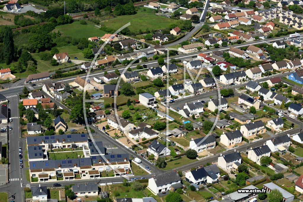 Photo arienne de Saint-Mars-la-Brire