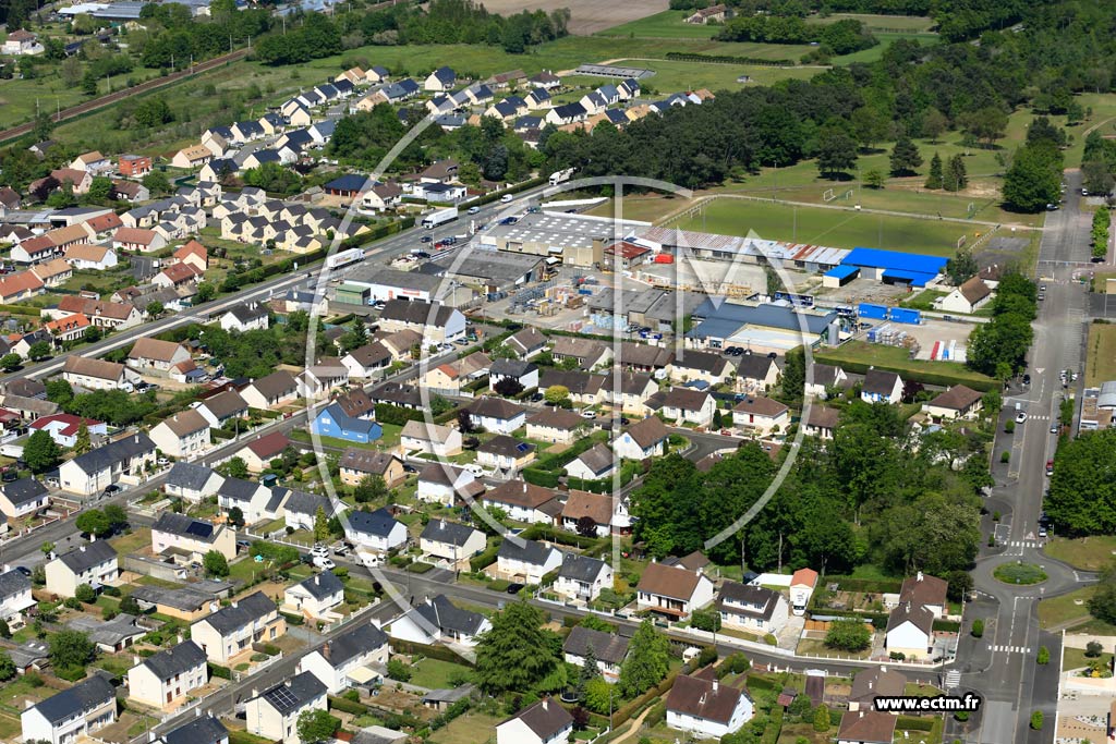 Photo arienne de Saint-Mars-la-Brire