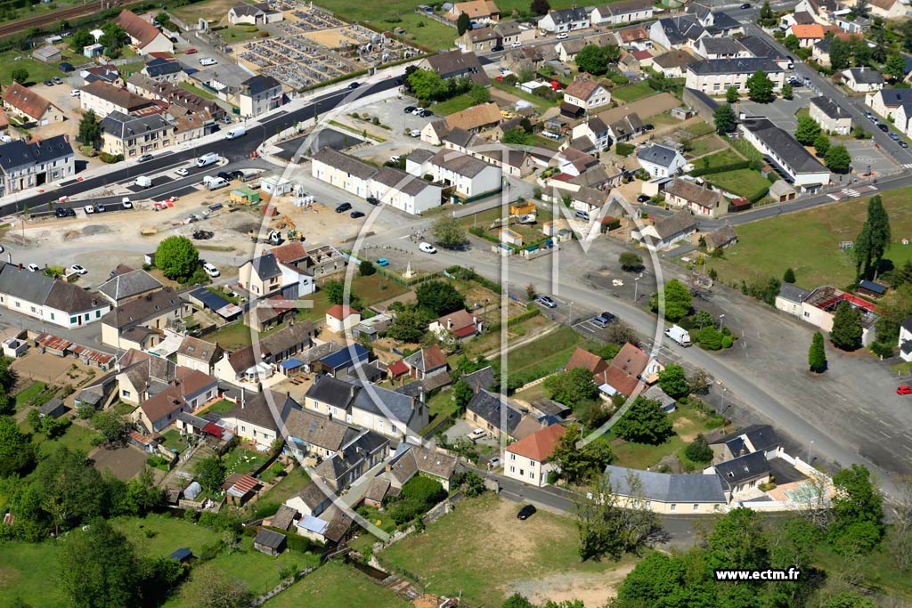 Photo arienne de Saint-Mars-la-Brire