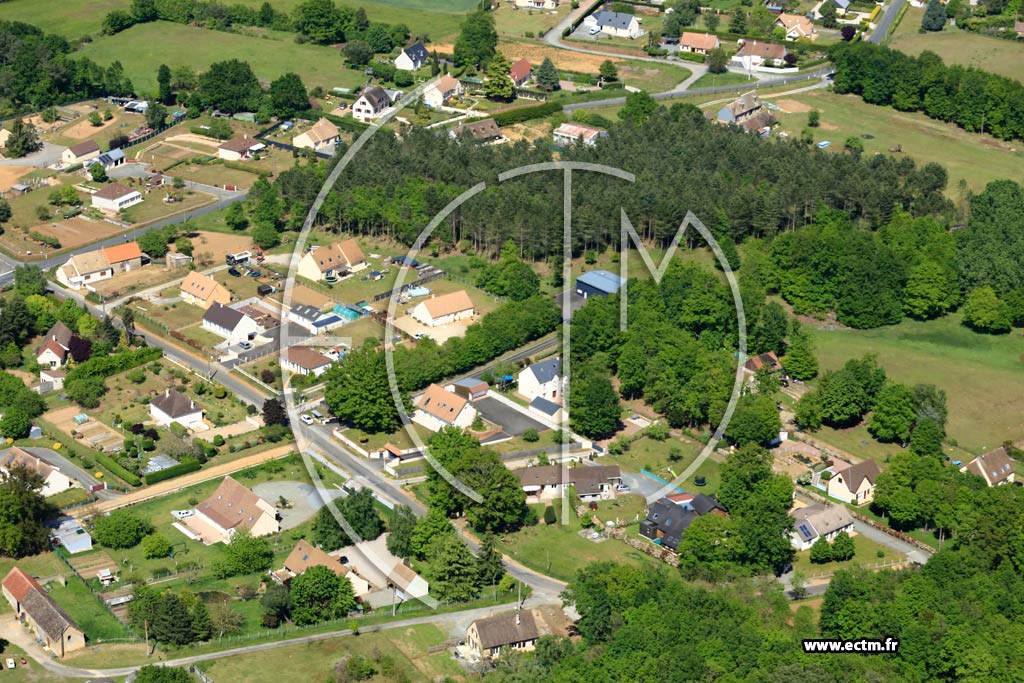 Photo arienne de Saint-Mars-la-Brire (La Tourerie)