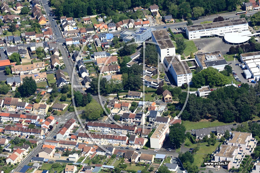 Photo arienne de Le Mans (Funay - Bruyres)