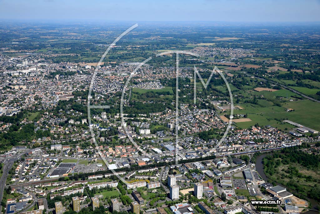 Photo arienne de Le Mans (Gazonfier)