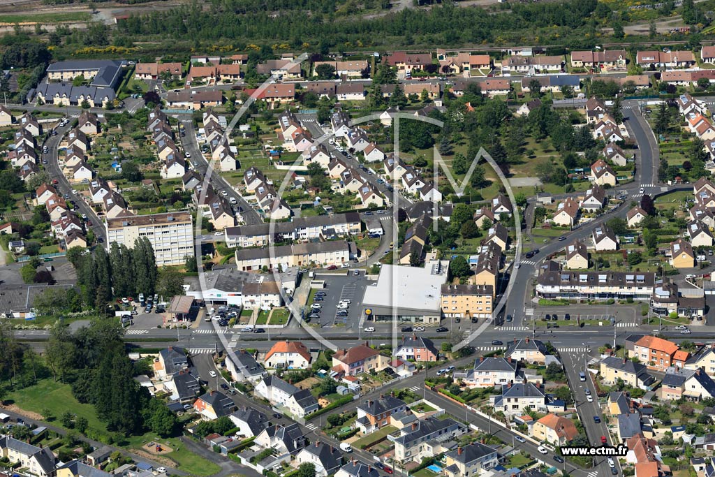 Photo arienne de Le Mans (Pin - Vert Galant)