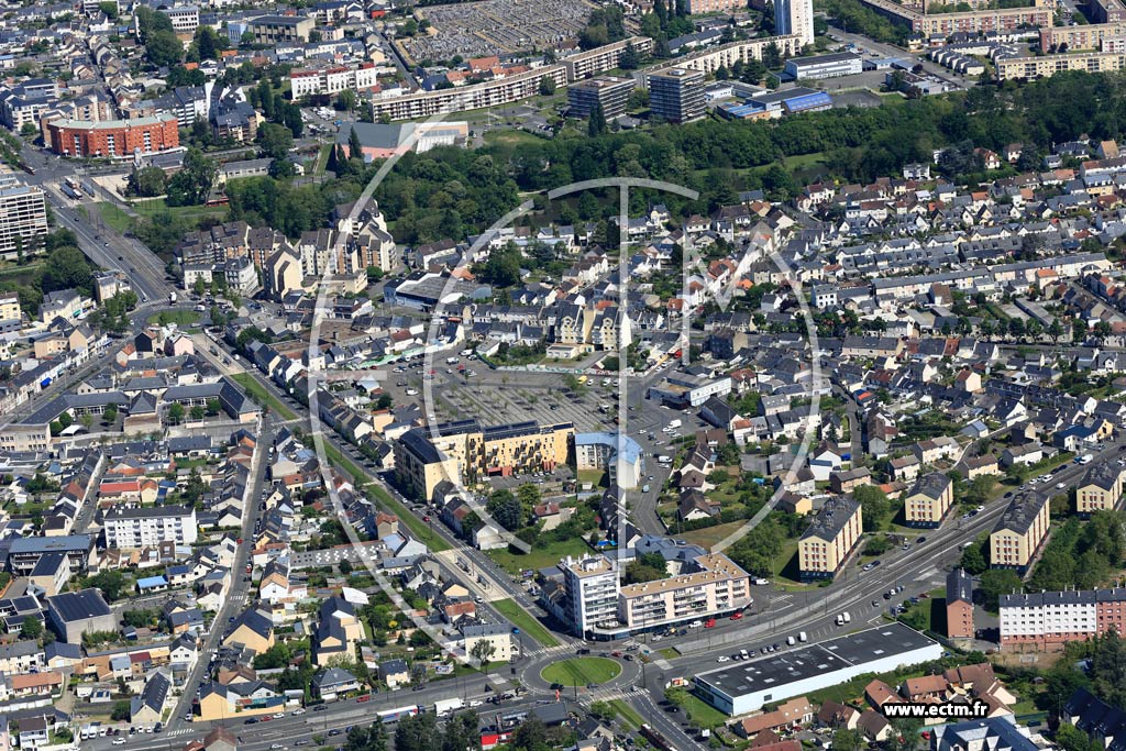 Photo arienne de Le Mans (Pontlieue - Rocade)