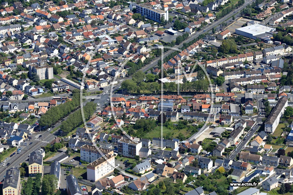 Photo arienne de Le Mans (Pontlieue - Rocade)