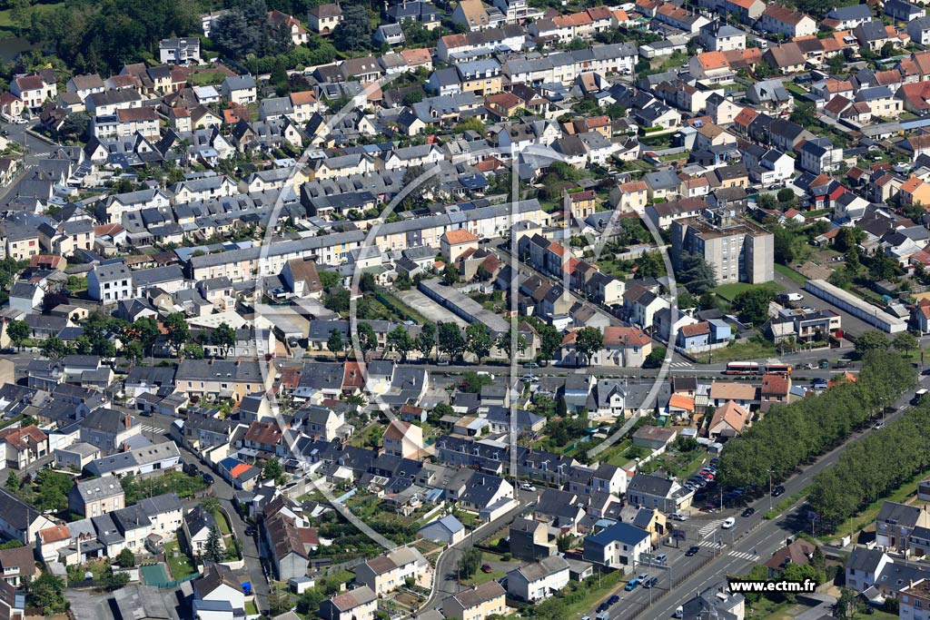 Photo arienne de Le Mans (Pontlieue - Rocade)