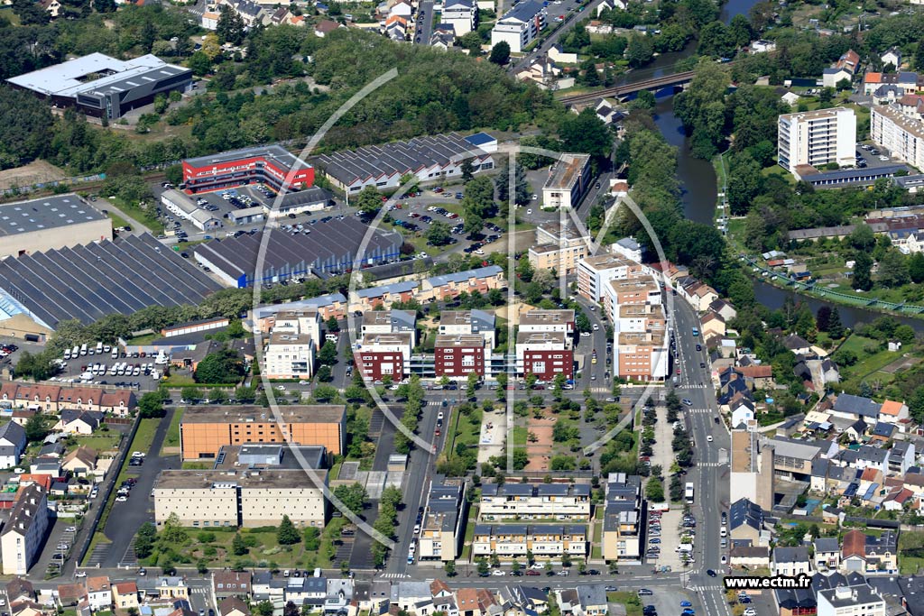 Photo arienne de Le Mans (Pontlieue - Rocade)