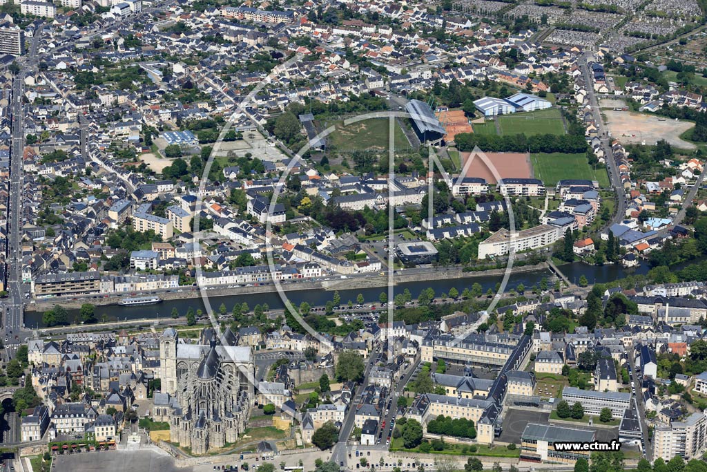 Photo arienne de Le Mans (Rpublique)